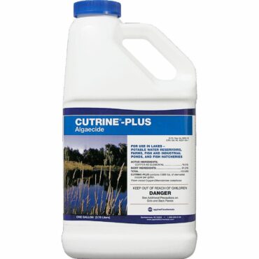 Cutrine-Plus is one of the most popular algaecides on the market today. It is a double-chelated copper solution effective against a wide variety of algal species.