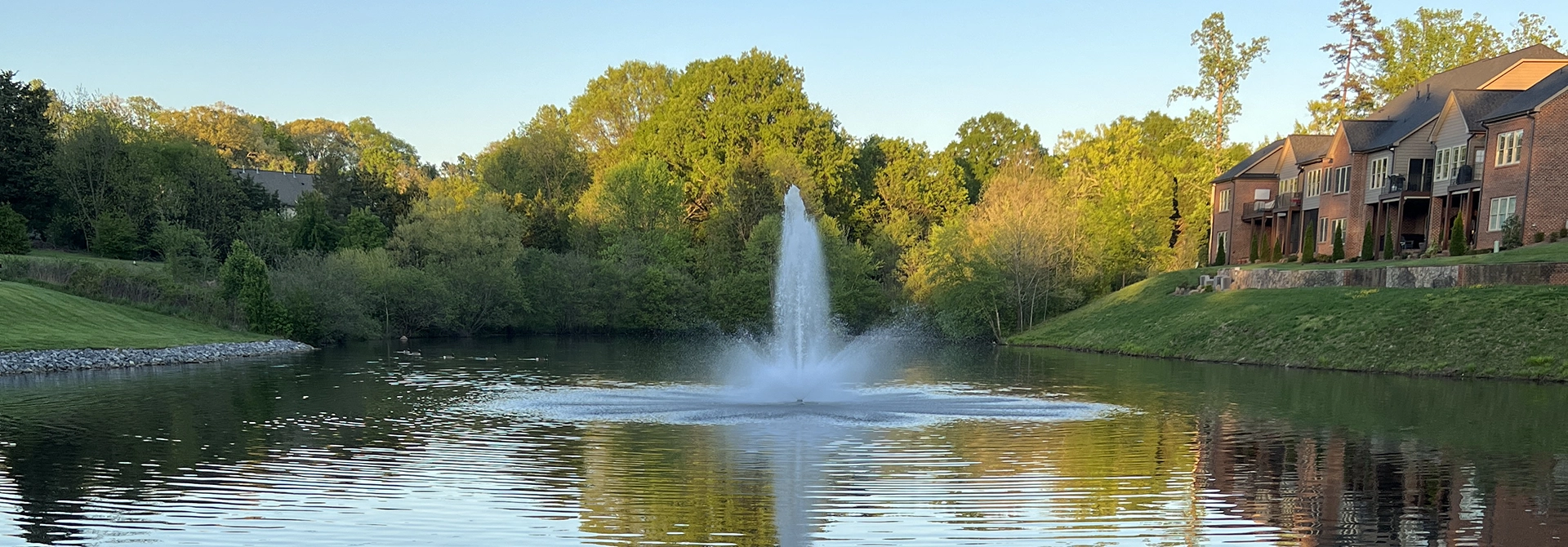 Pond Fountains in Greensboro, North Carolina