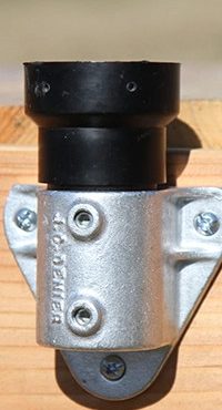 The Dock Bracket secures the Residential or Industrial Unit to treated wood supports or other surfaces used in docks.This bracket is an accessory for those that have already purchased a Residential or Industrial Unit and wish to convert it to a Dock Unit.