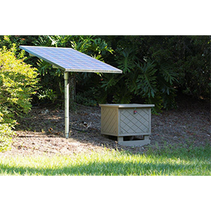 Solar Powered Panel and cabinet