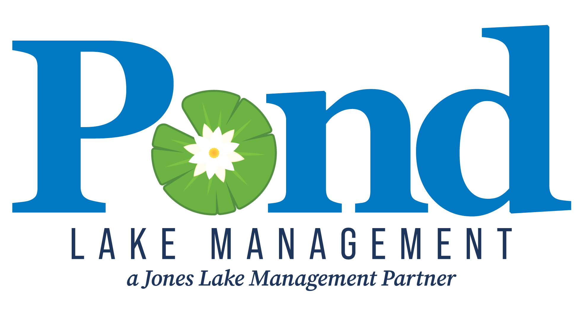 Pond lake management logo