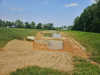 Pond with Berm